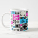 Search for jumbo tea mugs Black and white
