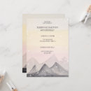 Search for watercolor mountain invitations Landscape