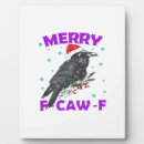 Search for funny christmas plaques Raven
