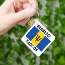 Search for flag of barbados key rings Caribbean