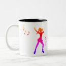 Search for music girl mugs Dancing