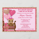 Search for pink leopard baby shower invitations Wild