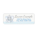 Search for baby elephants return address labels Elephant baby shower