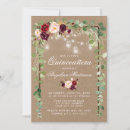 Search for floral quinceanera invitations 15th birthday