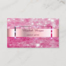 Search for glitzy business cards Makeup artist