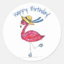 Search for cute flamingoes stickers Bird