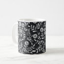 Search for black and white chalkboard mugs Elegant
