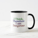 Search for i think therefore mugs Quote