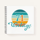Search for retro notebooks 70s