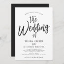Search for fancy script font invitations Black and white