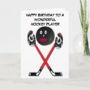 Search for hockey birthday cards Cartoon