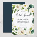 Search for green and white bridal shower invitations Modern