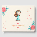 Search for first birthday guest books Baby girl