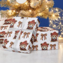 Search for christmas bear wrapping paper Winter