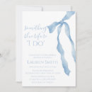 Search for something blue bridal shower invitations Bride