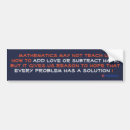 Search for teacher bumper stickers Math