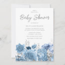 Search for silver white baby shower invitations Blue