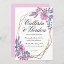 Search for lilac and white wedding invitations Formal