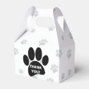 Search for paw print favour boxes Black