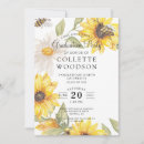 Search for watercolor sunflower invitations Greenery