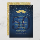 Search for fathers 50th birthday invitations Gold