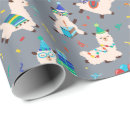 Search for llama birthday wrapping paper Animal