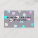 Search for pet grooming business cards Cat sitter