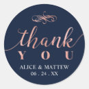 Search for navy gold thank you stickers Classic