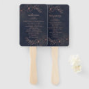 Search for rose gold and navy blue wedding programs Ceremony