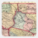 Search for virginia map stickers Lithographed