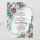 Search for watercolor floral foliage wedding invitations Green