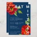 Search for blue and red invitations Bold typography