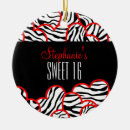 Search for sweet sixteen christmas tree decorations Zebra