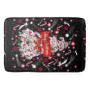 Search for black and white christmas bath mats Snowflakes