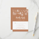 Search for rustic wedding rsvp cards String lights