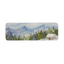 Search for cabin return address labels Winter