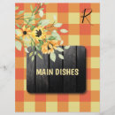 Search for dividers recipe cards Rustic