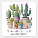 Search for cute cactus stickers Botanical