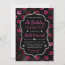 Search for pink lipstick invitations Black