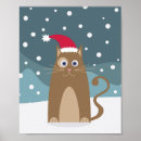 Search for animal print christmas cards Cat