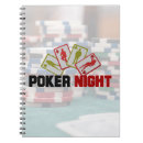Search for playing card notebooks Poker night