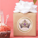 Search for pink princess crown stickers For kids