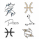 Search for pisces constellation stickers Birthday