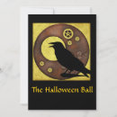 Search for steampunk halloween invitations Raven