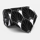 Search for black white grey ties Geometric