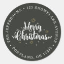 Search for hand lettered stickers Snowflakes