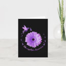 Search for fibromyalgia ribbon cards Purple