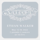 Search for modern baby announcement stickers Welcome