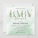 Search for eucalyptus couples baby shower invitations Modern
