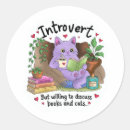 Search for books and cats stickers Bookworm